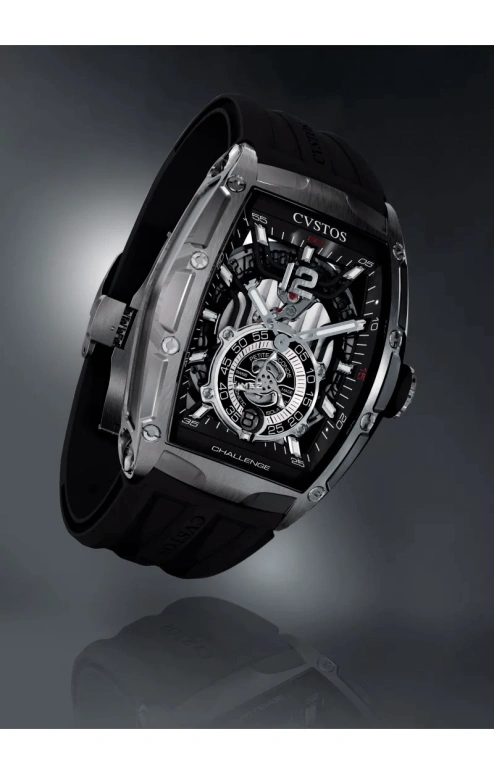 Cvstos,Jetliner 47.20x36mm,47.20x36mm,Stainless Steel,Titanium,Black,Automatic,Day,42hours,A00103,A00103.3602001