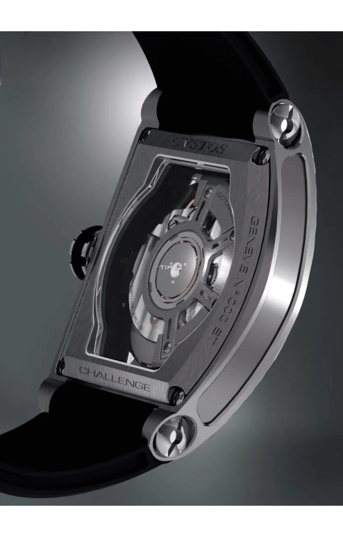 Cvstos,Jetliner 47.20x36mm,47.20x36mm,Stainless Steel,Titanium,Black,Automatic,Day,42hours,A00103,A00103.3602001