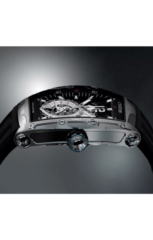 Cvstos,Jetliner 47.20x36mm,47.20x36mm,Stainless Steel,Titanium,Black,Automatic,Day,42hours,A00103,A00103.3602001