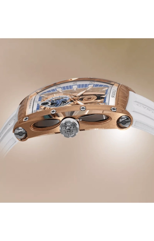 Cvstos,Sealiner 47.20x36mm,47.20x36mm,Red Gold,Titanium,Brown,Automatic,Day,42hours,C00103,C00103.3625001