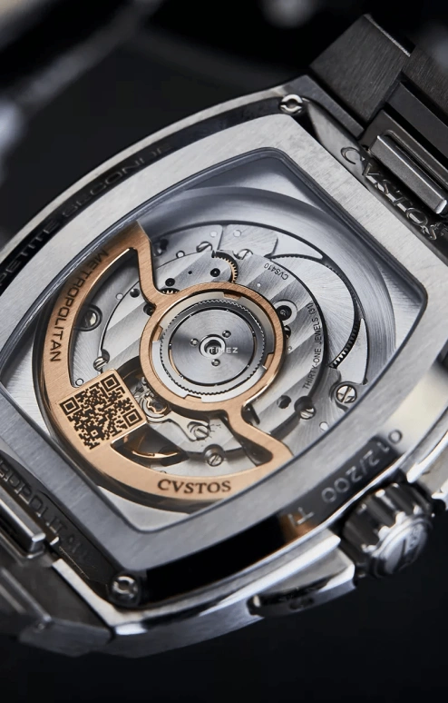 Cvstos,Metropolitan 51x42mm,51x42mm,Titanium,Blue,Automatic,Day,42hours,F01103,F01103.4213001