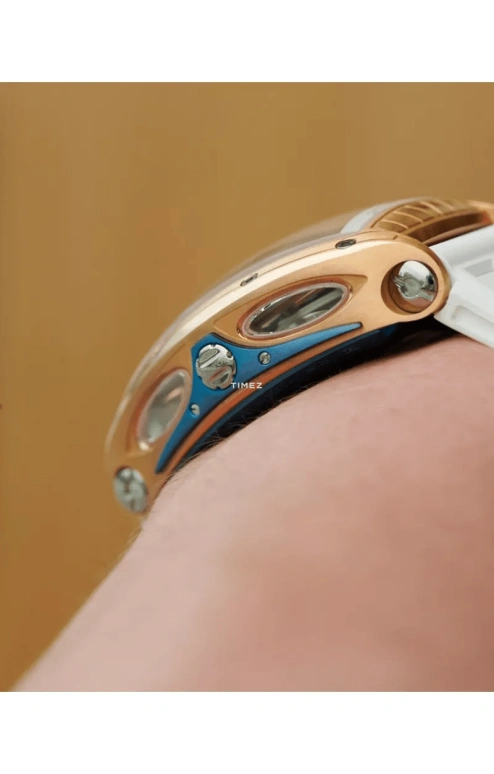 Cvstos,Sealiner 53.70x41mm,53.70x41mm,Red Gold,Titanium,White,Blue,Automatic,Day,42hours,C00103,C00103.4125001