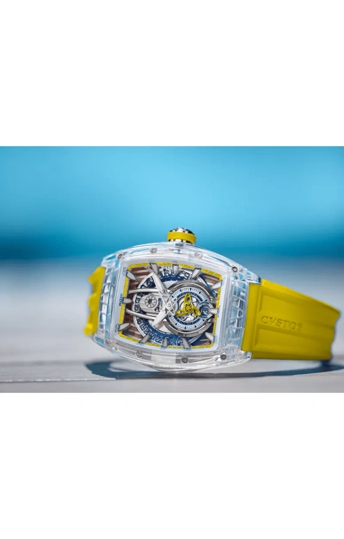 Cvstos,Sealiner 53.70x41mm,53.70x41mm,Sapphire,Titanium,Silver,Automatic,Day,42hours,C00103,C00103.4189001