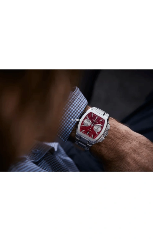 Cvstos,Metropolitan 51x42mm,51x42mm,Titanium,Red,Silver,Automatic,Chronograph,Day,F01111,F01111.4218001