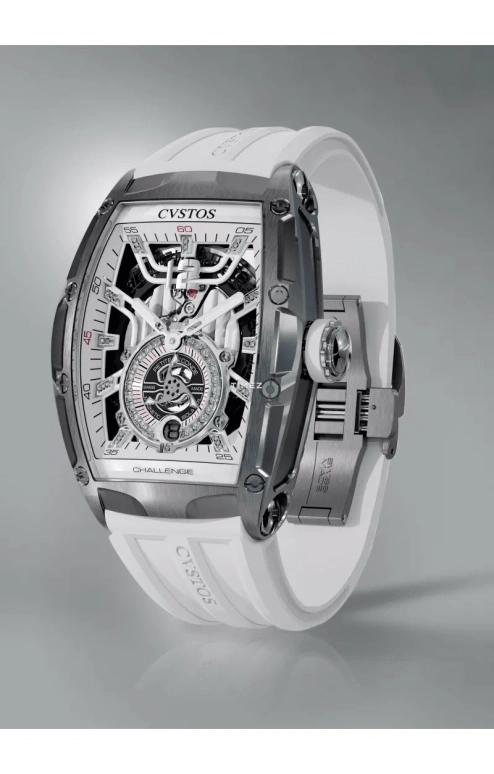 Cvstos,Jetliner 47.20x36mm,47.20x36mm,Stainless Steel,Titanium,White,Automatic,Day,42hours,A00103,A00103.3600002