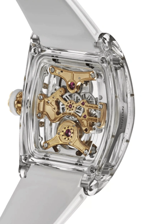 Cvstos,Complication 53.70x41mm,53.70x41mm,Red Gold,Sapphire,Silver,Handwound,Tourbillon,56hours,E00105,E00105.4180001