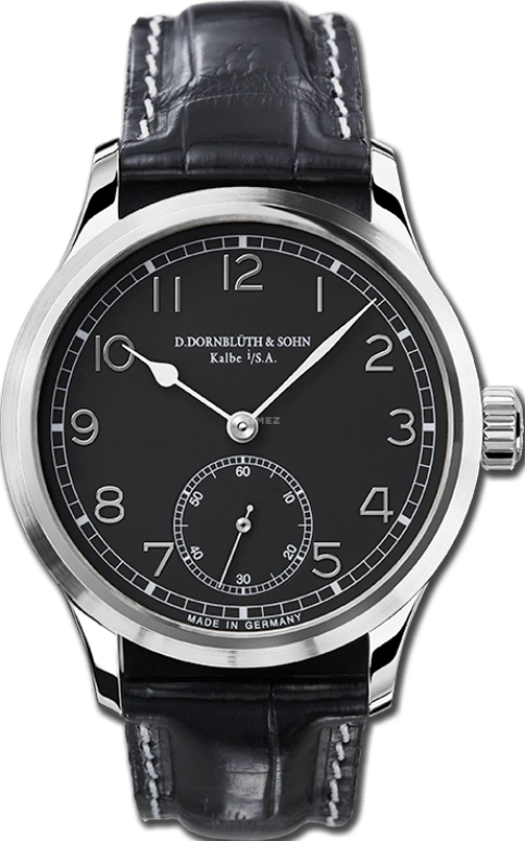 D. Dornblueth & Sohn,99.1 42mm,42mm,Stainless Steel,Black,Handwound,50hours,In-house Caliber,99,99.1 (6) ST
