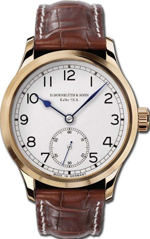 D. Dornblueth & Sohn,99.1 42mm,42mm,Rose Gold,Silver,Handwound,50hours,In-house Caliber,99,99.1 (10) RG