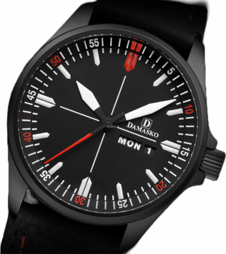 Damasko Three-hand Models DA343 BLACK