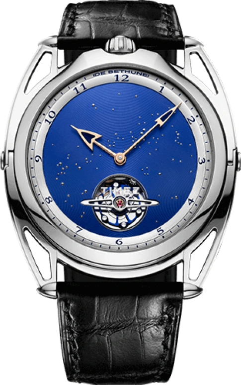 De Bethune,DB28 43mm,43mm,Titanium,Blue,Handwound,Tourbillon,Direct Pulse Escapement,DB28XPTIS3V2