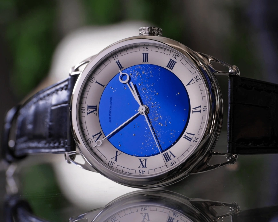 De Bethune,DB25 42mm,42mm,Titanium,Blue,White,Handwound,96hours,In-house Caliber,DB25VTTIS3