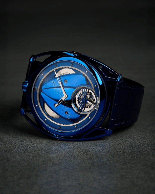 De Bethune,DB28 43mm,43mm,Titanium,Blue,Handwound,Tourbillon,120hours,DB28XPTB