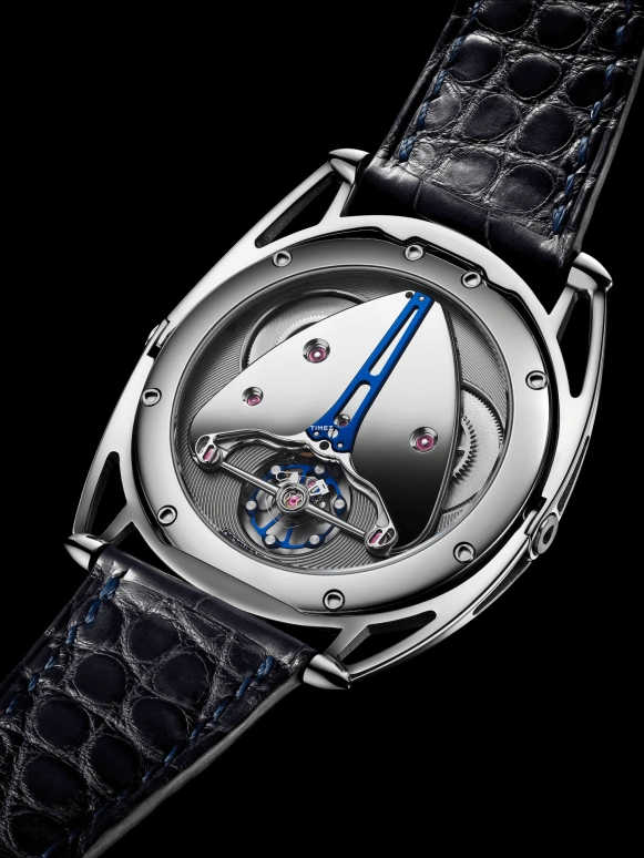 De Bethune,DB28 38.70mm,38.70mm,Titanium,Blue,Handwound,144hours,In-house Caliber,DB28XSTIS3