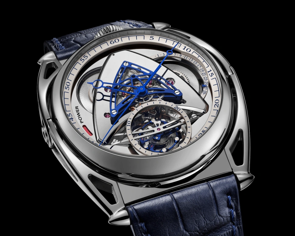 De Bethune,DB Kind of Two Grande Complication 43.30mm,43.30mm,Titanium,Silver,Blue,Handwound,Moonphase,Perpetual Calendar,Leap Year,Month,96hours,In-house Caliber,DBK2TV2
