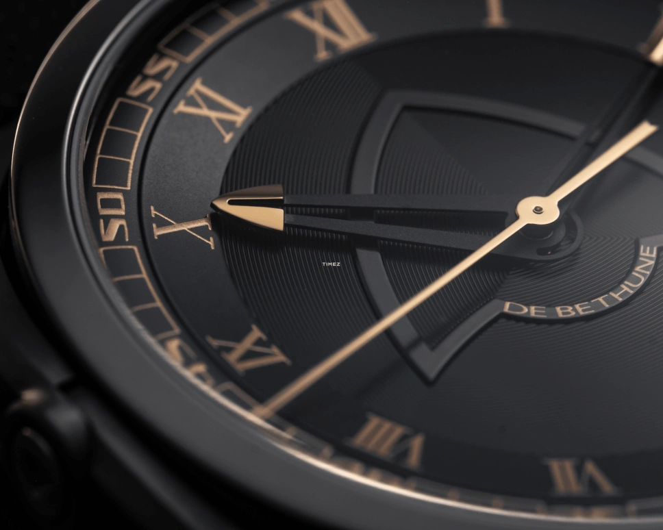 De Bethune,DB27 43mm,43mm,Zalium,Titanium Gold,Black,Gold,Automatic,Sapphire,DB27JPS