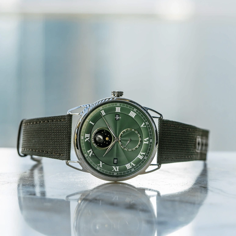 De Bethune,DB25 44mm,44mm,Titanium,Green,Automatic,Moonphase,Perpetual Calendar,Leap Year,Month,120hours,In-house Caliber,DB25QPATIS4