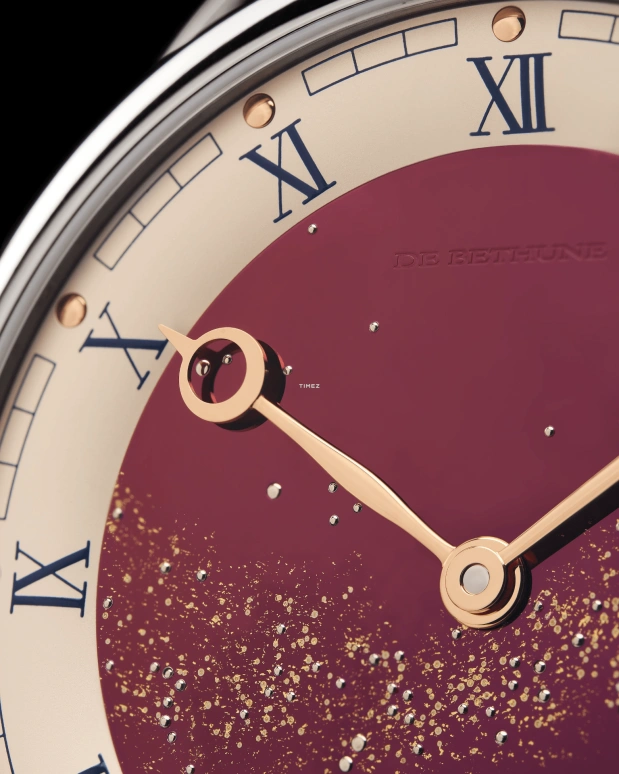 De Bethune,DB25 40.60mm,40.60mm,Titanium,Burgundy,Handwound,144hours,In-house Caliber,DB25VxsTiV2