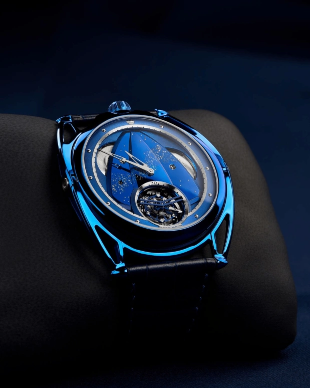 De Bethune,DB28 43mm,43mm,Titanium,Blue,Handwound,Tourbillon,120hours,DB28XPTB