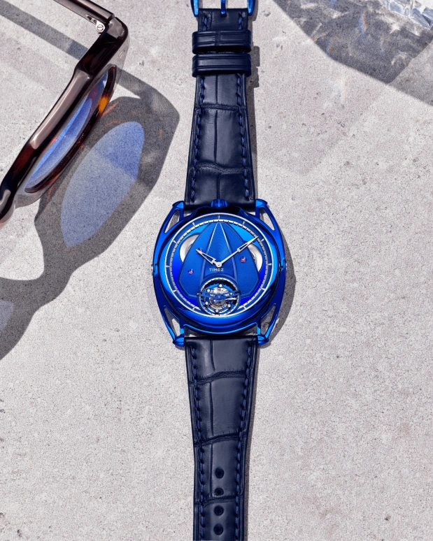 De Bethune,DB28 38.70mm,38.70mm,Titanium,Blue,Handwound,Tourbillon,120hours,DB28XSTB