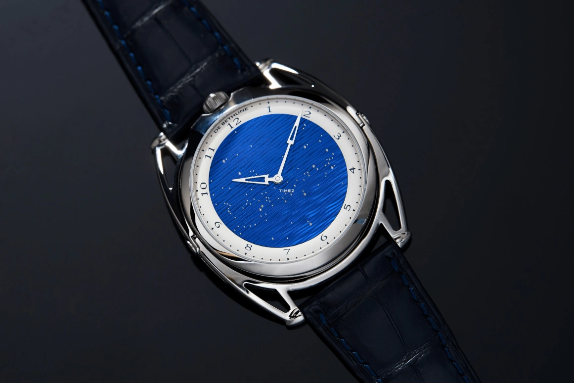 De Bethune,DB28 38.70mm,38.70mm,Titanium,Blue,Handwound,144hours,In-house Caliber,DB28XSTIS3
