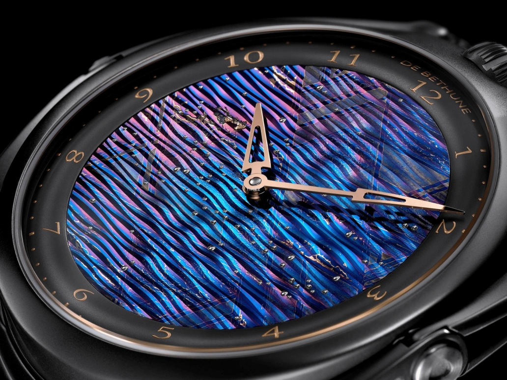 De Bethune,DB28 38.70mm,38.70mm,Zirconium,Blue,Multi-Color,Handwound,144hours,In-house Caliber,DB28XSZM