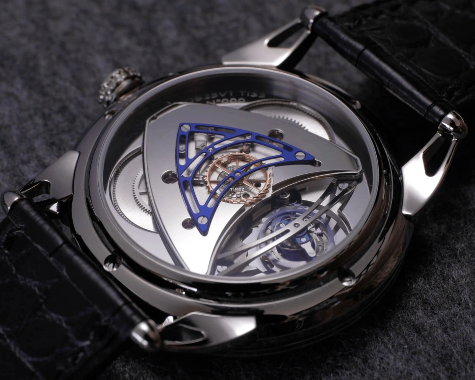 De Bethune,DB25 42mm,42mm,Titanium,Blue,White,Handwound,96hours,In-house Caliber,DB25VTTIS3