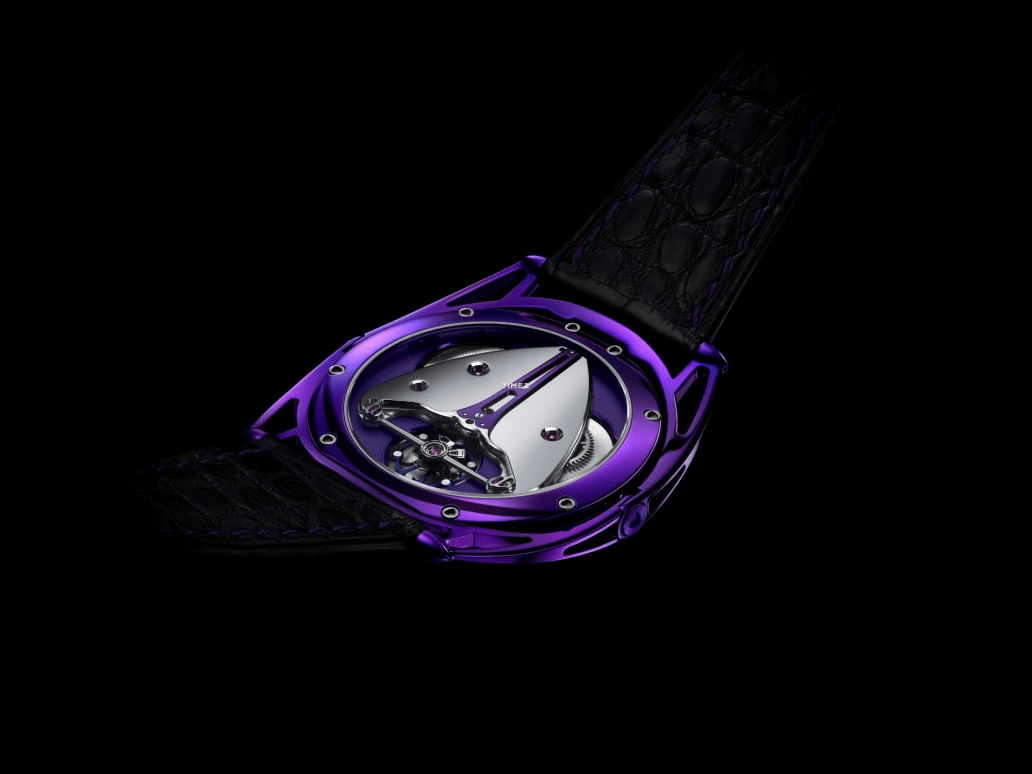 De Bethune,DB28 38.70mm,38.70mm,Titanium,Purple,Handwound,144hours,In-house Caliber,DB28XSPR
