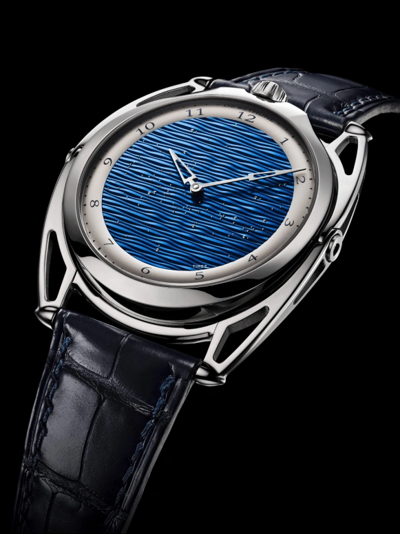 De Bethune,DB28 38.70mm,38.70mm,Titanium,Blue,Handwound,144hours,In-house Caliber,DB28XSTIS3