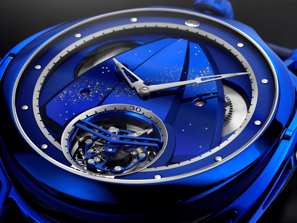 De Bethune,DB28 43mm,43mm,Titanium,Blue,Handwound,Tourbillon,120hours,DB28XPTB