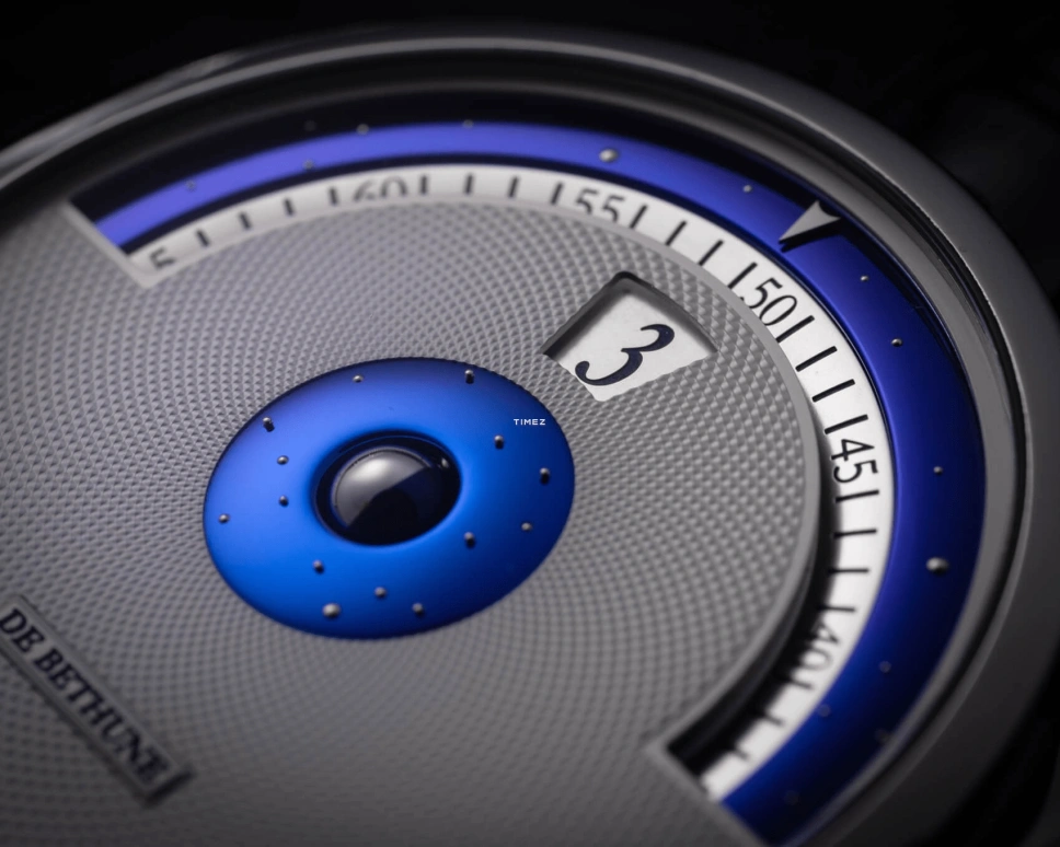 De Bethune,DB28 45mm,45mm,Titanium,Silver,Handwound,Moonphase,Jumping Minutes,Jumping Hours,DB28DN