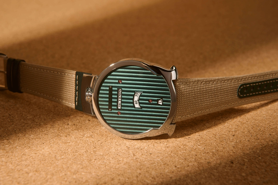 De Bethune,DBD 42.60mm,42.60mm,Titanium,Green,Handwound,Month,Date,Day,Jumping Minutes,120hours,In-house Caliber,DBDRE