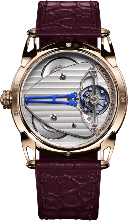 De Bethune,DB25 40.60mm,40.60mm,Rose Gold,Burgundy,Handwound,144hours,In-house Caliber,DB25VxsRV2