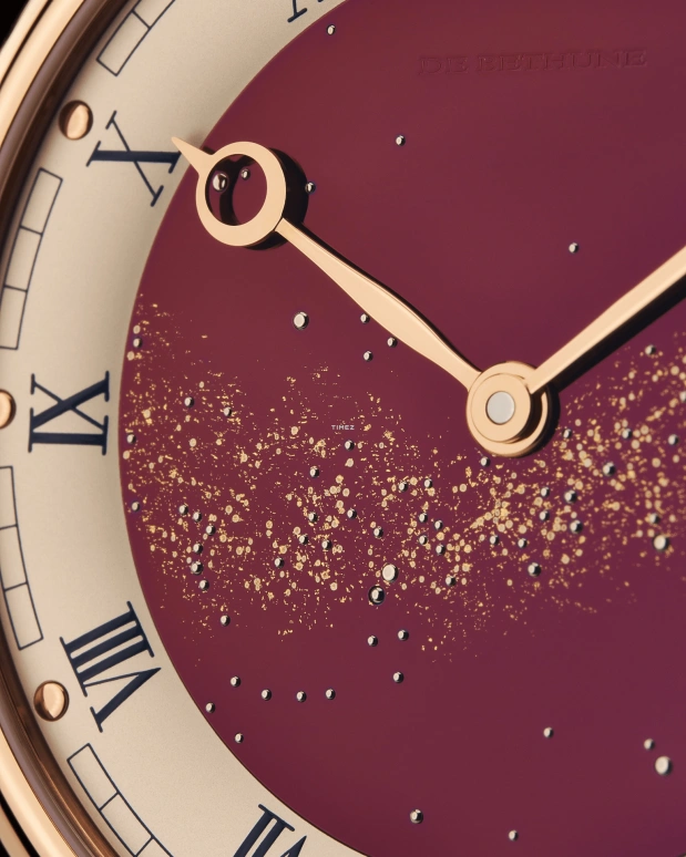 De Bethune,DB25 40.60mm,40.60mm,Rose Gold,Burgundy,Handwound,144hours,In-house Caliber,DB25VxsRV2