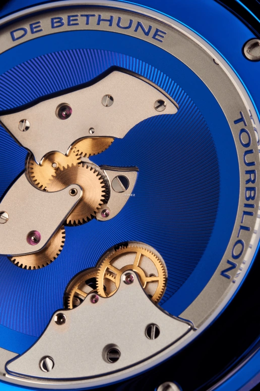 De Bethune,DB28 38.70mm,38.70mm,Titanium,Blue,Handwound,Tourbillon,120hours,DB28XSTB