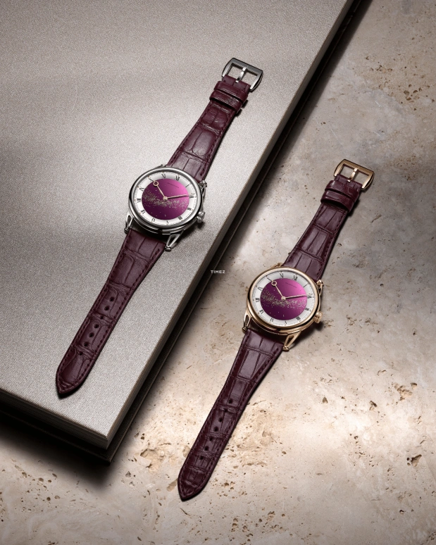 De Bethune,DB25 40.60mm,40.60mm,Rose Gold,Burgundy,Handwound,144hours,In-house Caliber,DB25VxsRV2