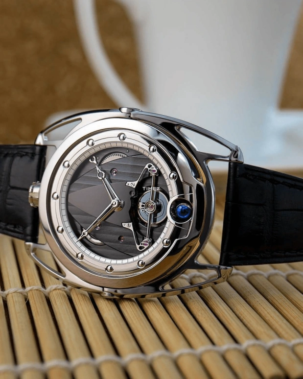 De Bethune,DB28 42.60mm,42.60mm,Titanium,Black,Grey,Handwound,Moonphase,Power Reserve Indicator,DB28TIS8C6PN,DB28TIS8C6PN/S