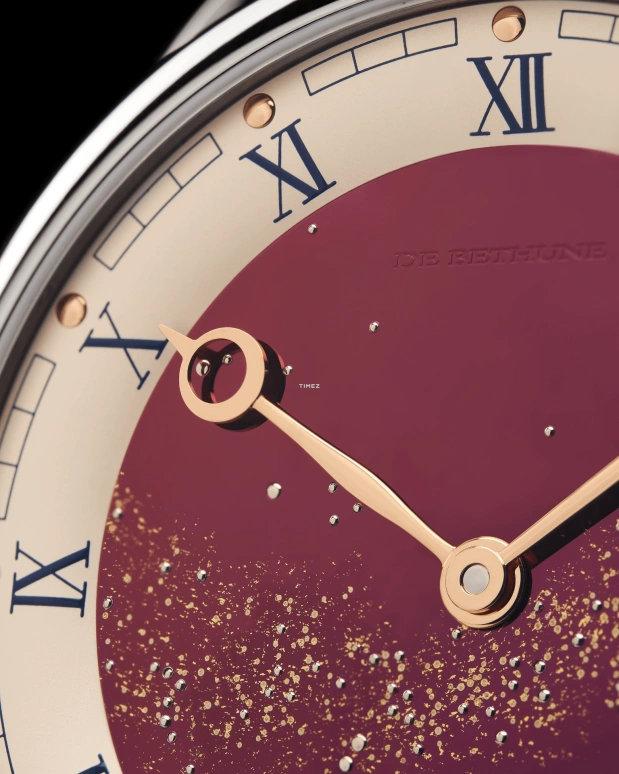 De Bethune,DB25 40.60mm,40.60mm,Titanium,Burgundy,Handwound,144hours,In-house Caliber,DB25VxsTiV2