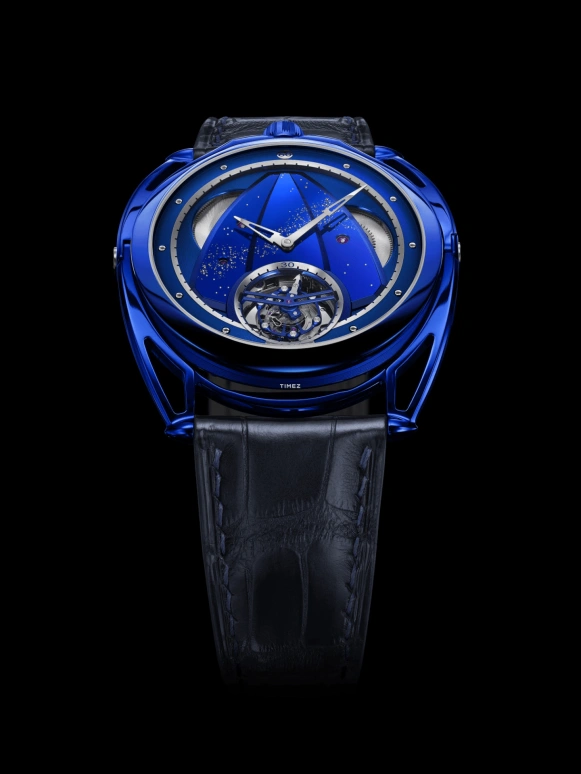 De Bethune,DB28 43mm,43mm,Titanium,Blue,Handwound,Tourbillon,120hours,DB28XPTB