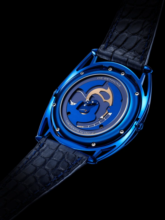 De Bethune,DB28 43mm,43mm,Titanium,Blue,Handwound,Tourbillon,DB28XPB