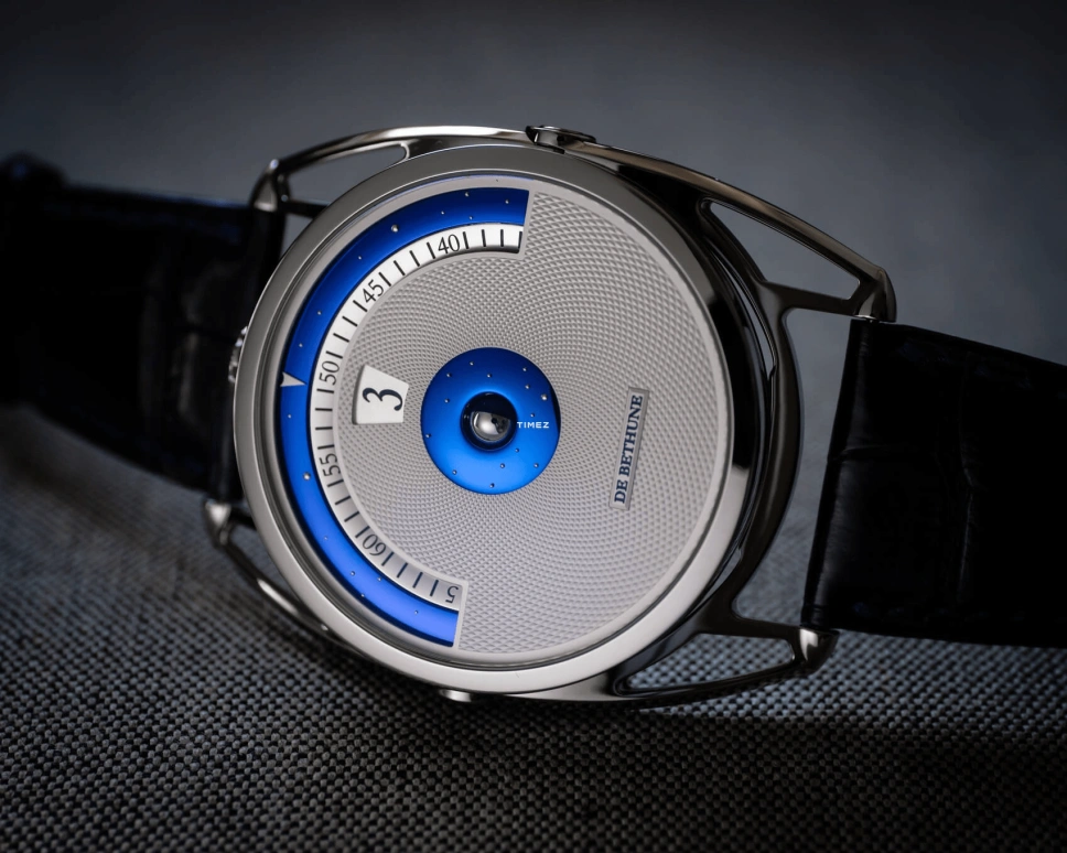 De Bethune,DB28 45mm,45mm,Titanium,Silver,Handwound,Moonphase,Jumping Hours,DB28DN,DB28DN/S