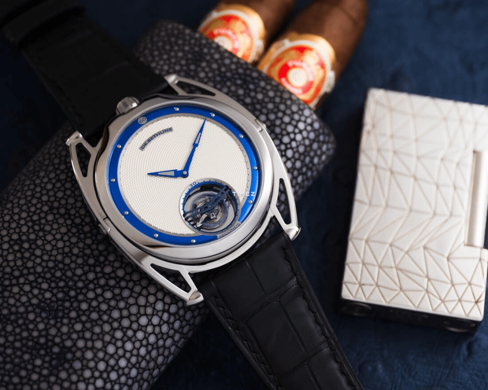 De Bethune,DB28 43mm,43mm,Titanium,Grey,Handwound,Tourbillon,Sapphire,DB28XPTTIS1
