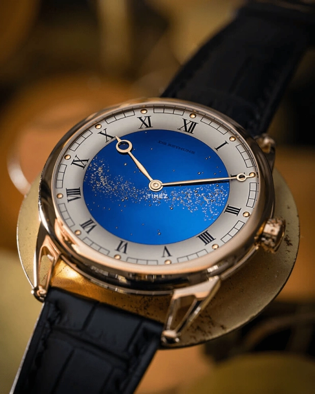 De Bethune,DB25 42mm,42mm,Rose Gold,Blue,Handwound,144hours,In-house Caliber,Mark Zuckerberg,DB25VRS3
