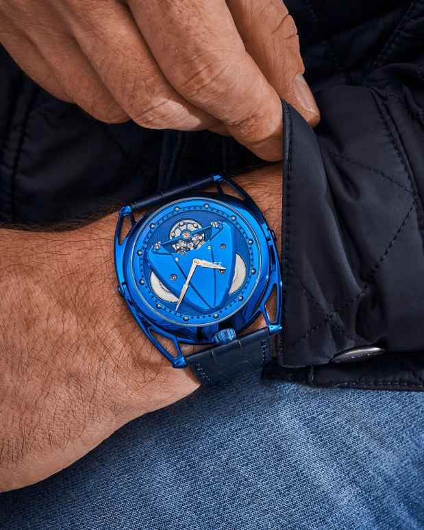 De Bethune,DB28 43mm,43mm,Titanium,Blue,Handwound,Tourbillon,DB28XPB