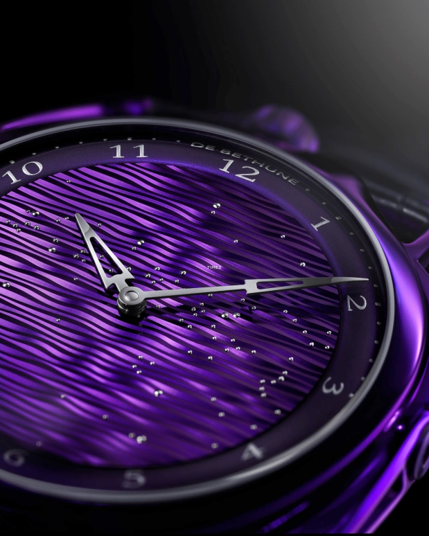 De Bethune,DB28 38.70mm,38.70mm,Titanium,Purple,Handwound,144hours,In-house Caliber,DB28XSPR