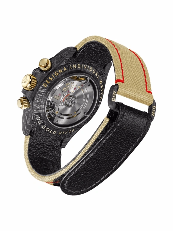 Designa Individual,Other 40mm,40mm,Carbon,Gold,Automatic,Chronograph,Round,116503OGG01