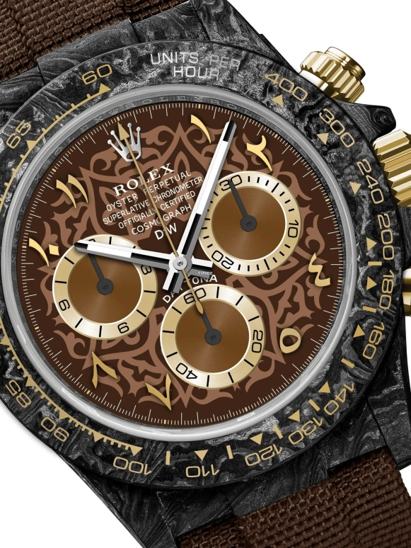 Designa Individual,Other 40mm,40mm,Carbon,Brown,Automatic,Chronograph,72hours,116503RBRN01