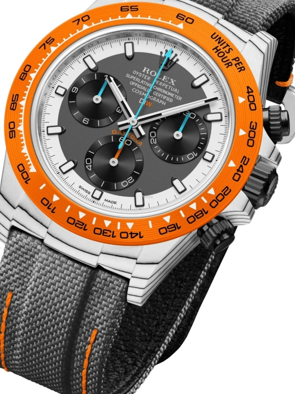 Designa Individual,Other 40mm,40mm,Carbon,Grey,White,Automatic,Chronograph,Round,116500OCL01