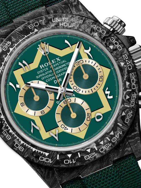 Designa Individual,Other 40mm,40mm,Carbon,Green,Automatic,Chronograph,72hours,116500RGN02