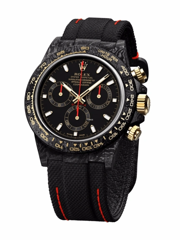 Designa Individual,Other 40mm,40mm,Carbon,Black,Automatic,Chronograph,Round,116503OGB01