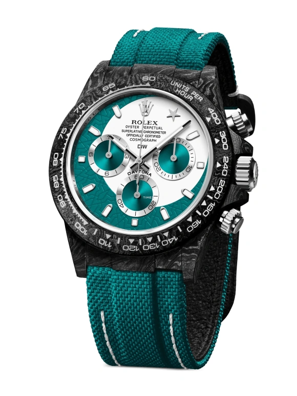 Designa Individual,Other 40mm,40mm,Carbon,Green,White,Automatic,Chronograph,Round,116500RTQ01